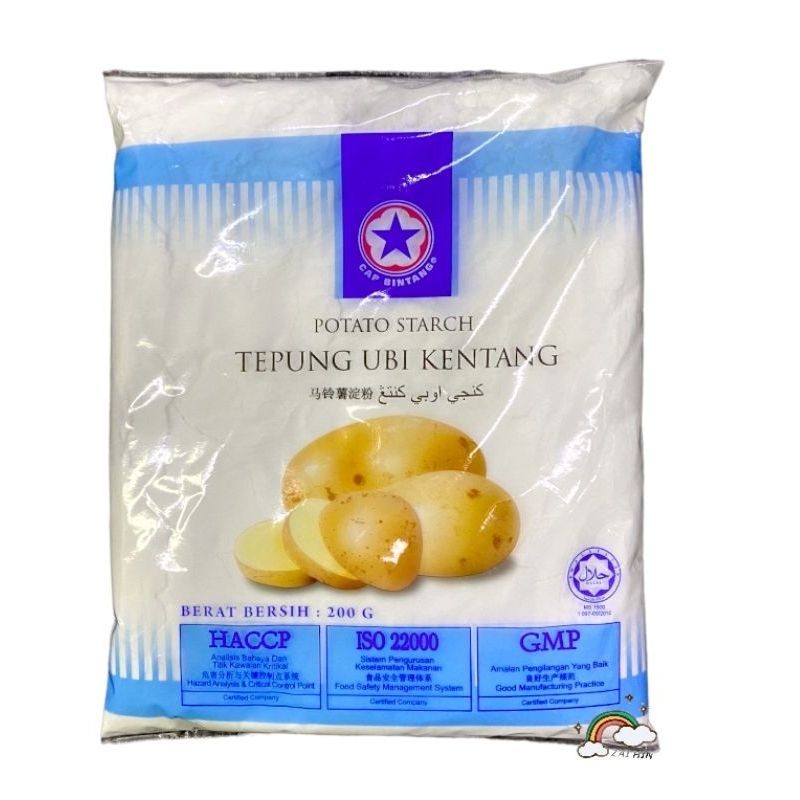 马铃薯淀粉 Cap Bintang Potato Starch (200g) | Shopee Malaysia