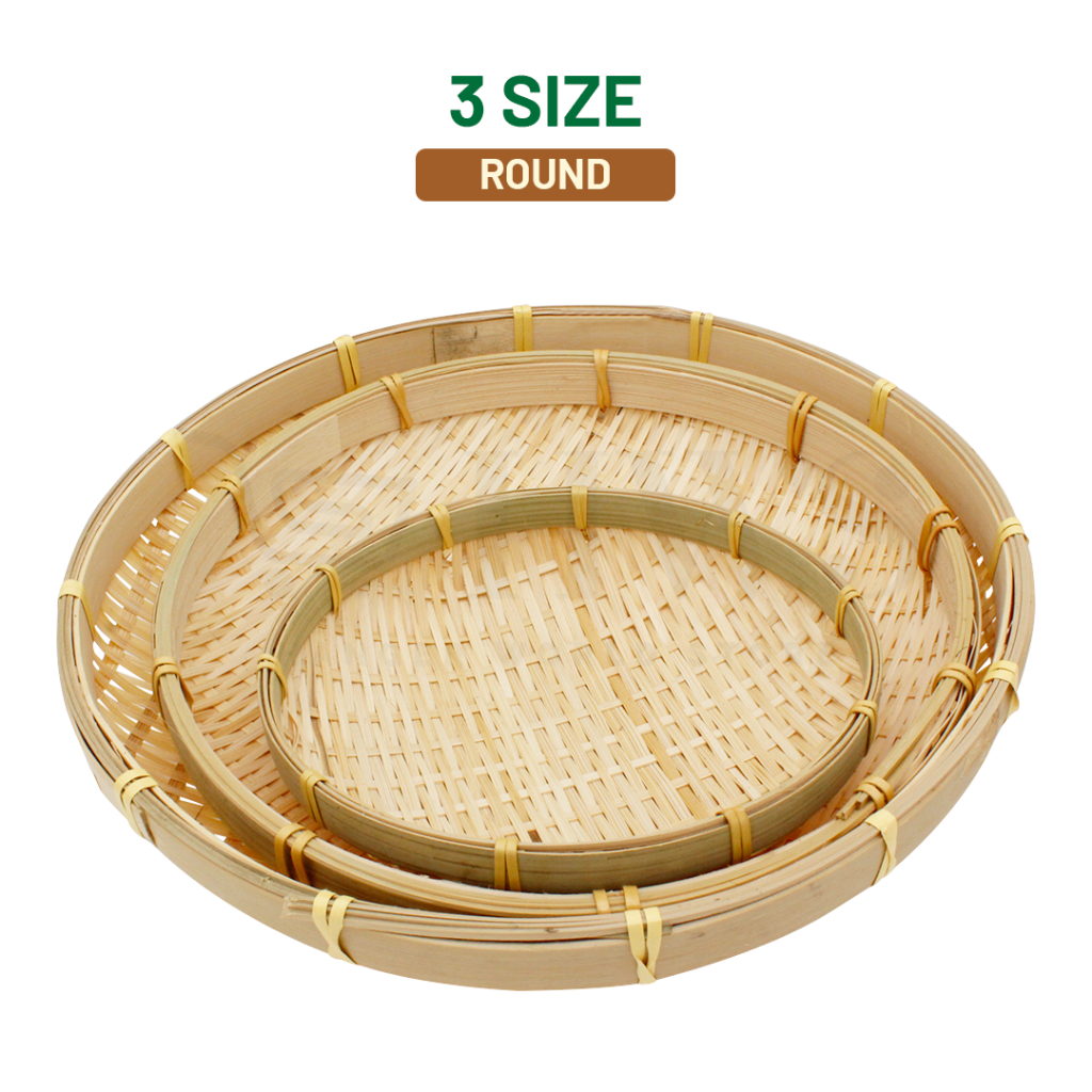 HWS ROTAN TRAY BAMBOO TRAY DULANG HIASAN DULANG MAKANAN BAKUL ROTAN ...