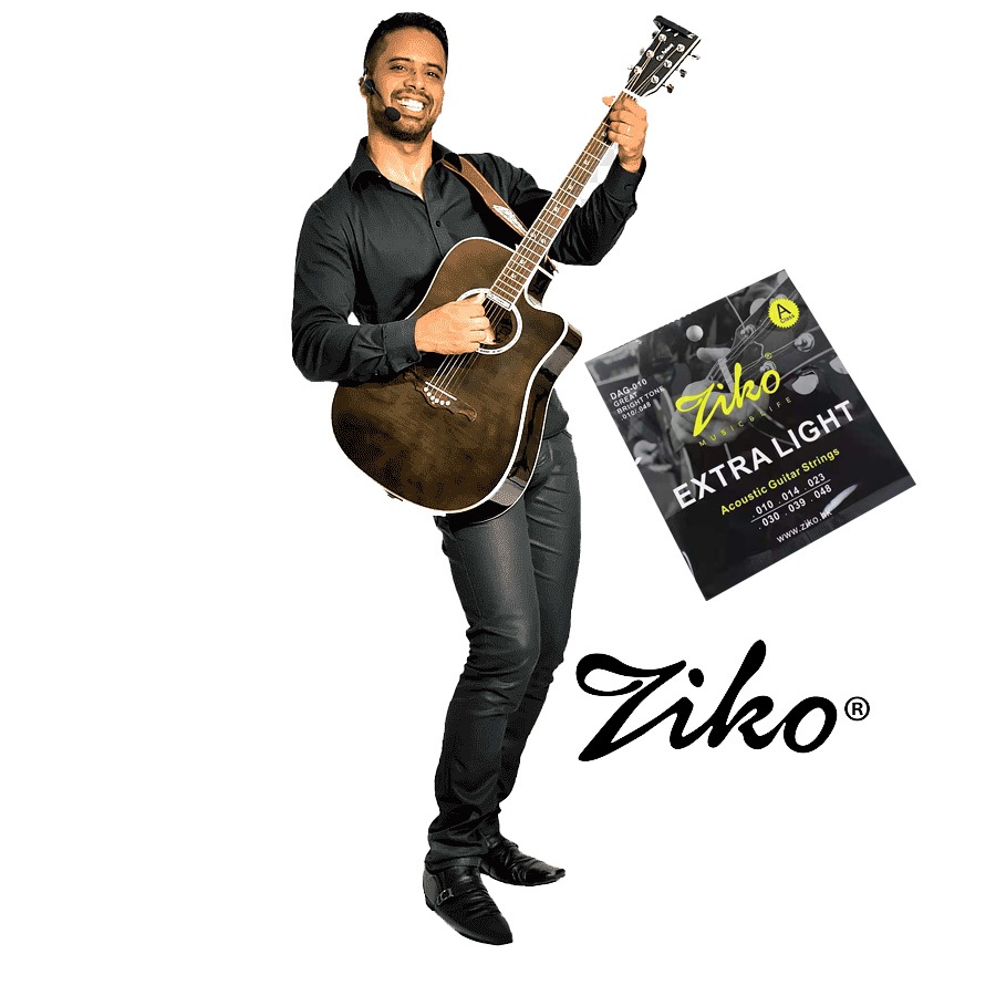 Ziko Acoustic Guitar String Dag Extra Light Tali Gitar Shopee