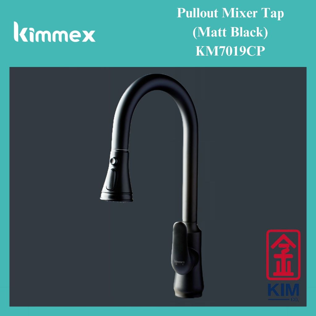 kimmex DM Pull Out Kitchen Sink Mixer Tap (KM7019CP) Sink Tap