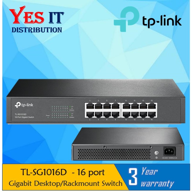 TP-Link TL-SG1016D 16-Port Gigabit Switch