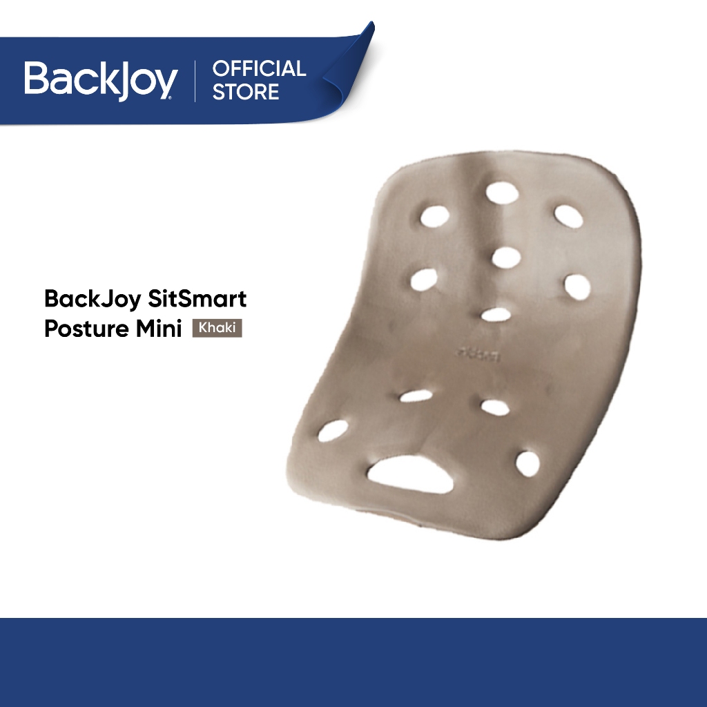 BackJoy SitSmart Posture Plus Mini (Khaki) | Shopee Malaysia