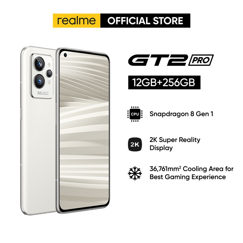 Realme GT 2 Pro Snapdragon 8 Gen 1 Platform 2K Super Reality Display ...