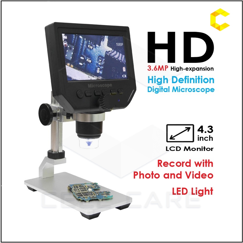 CellCare PORTABLE LCD MONITOR DIGITAL MICROSCOPE 4.3 INCH MIKROSKOPPO ...