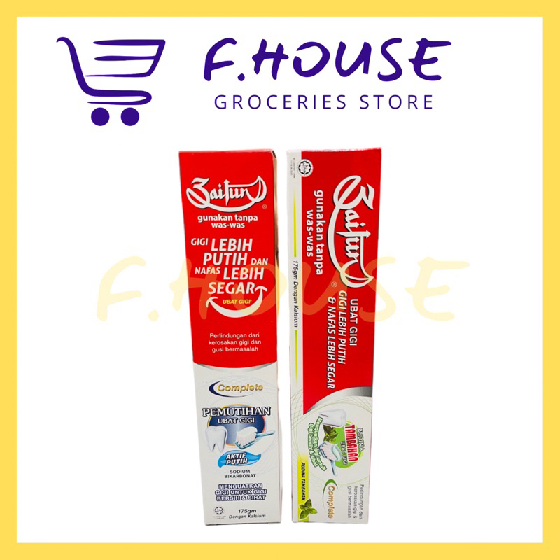 Zaitun Extra Mint / Whitening Toothpaste (175g) Shopee Malaysia