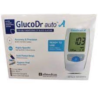 Gluco Dr Auto Blood Glucose Monitoring Meter Starter Kit FOC 25s test ...