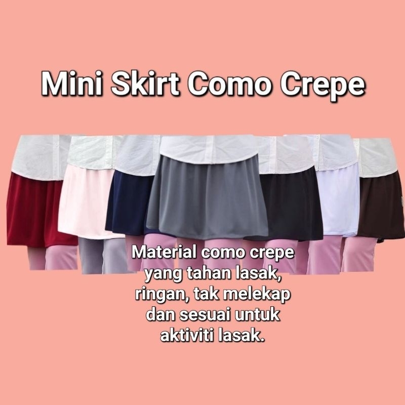 Mini skirt untuk outlet muslimah