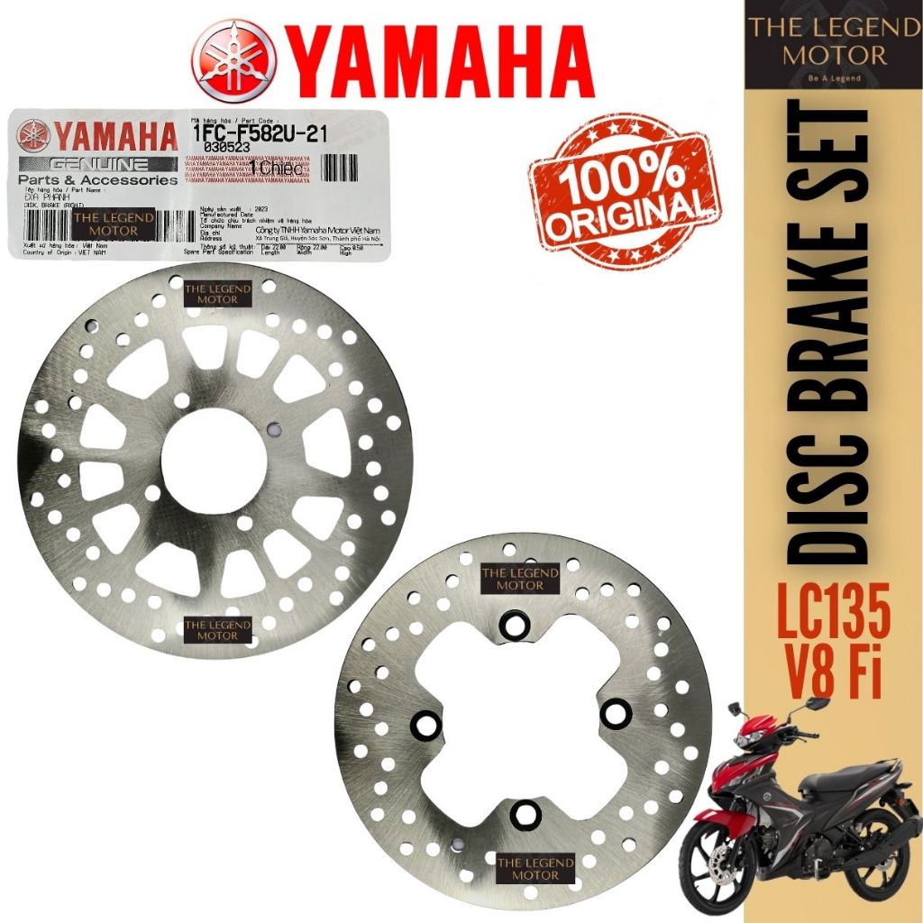 LC135 V8 FI 135LC LCV8 LC 135 Disc Brake Plate Piring Dis Brak