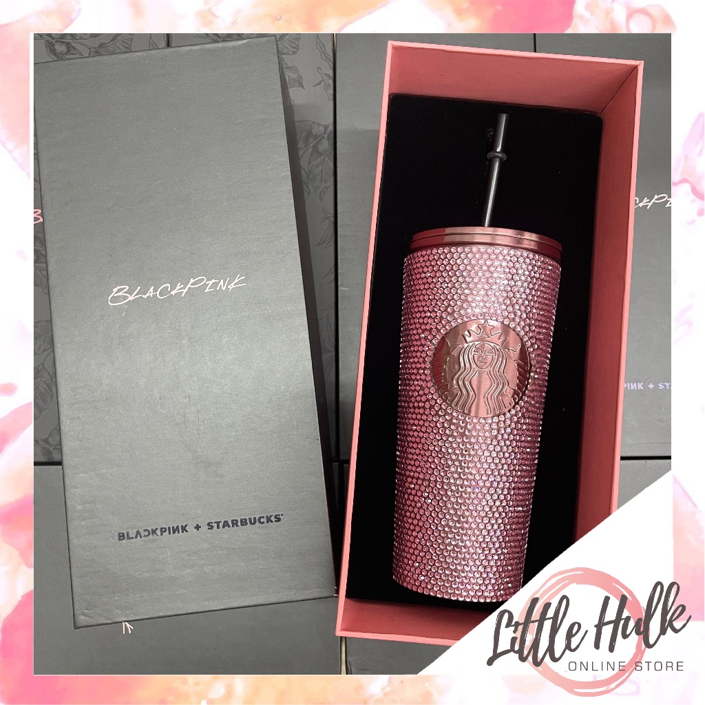 READY STOCK Starbuck Minor Defect Lisa BLACKPINK Rhinestones Cup