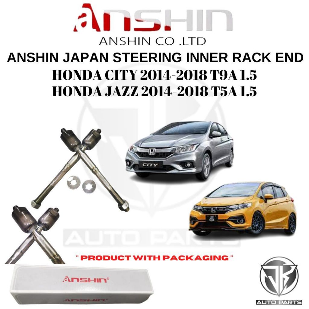#ANSHIN# OEM STEERING INNER RACK END HONDA CITY GM6 1.5,JAZZ GK5 1.5 ...