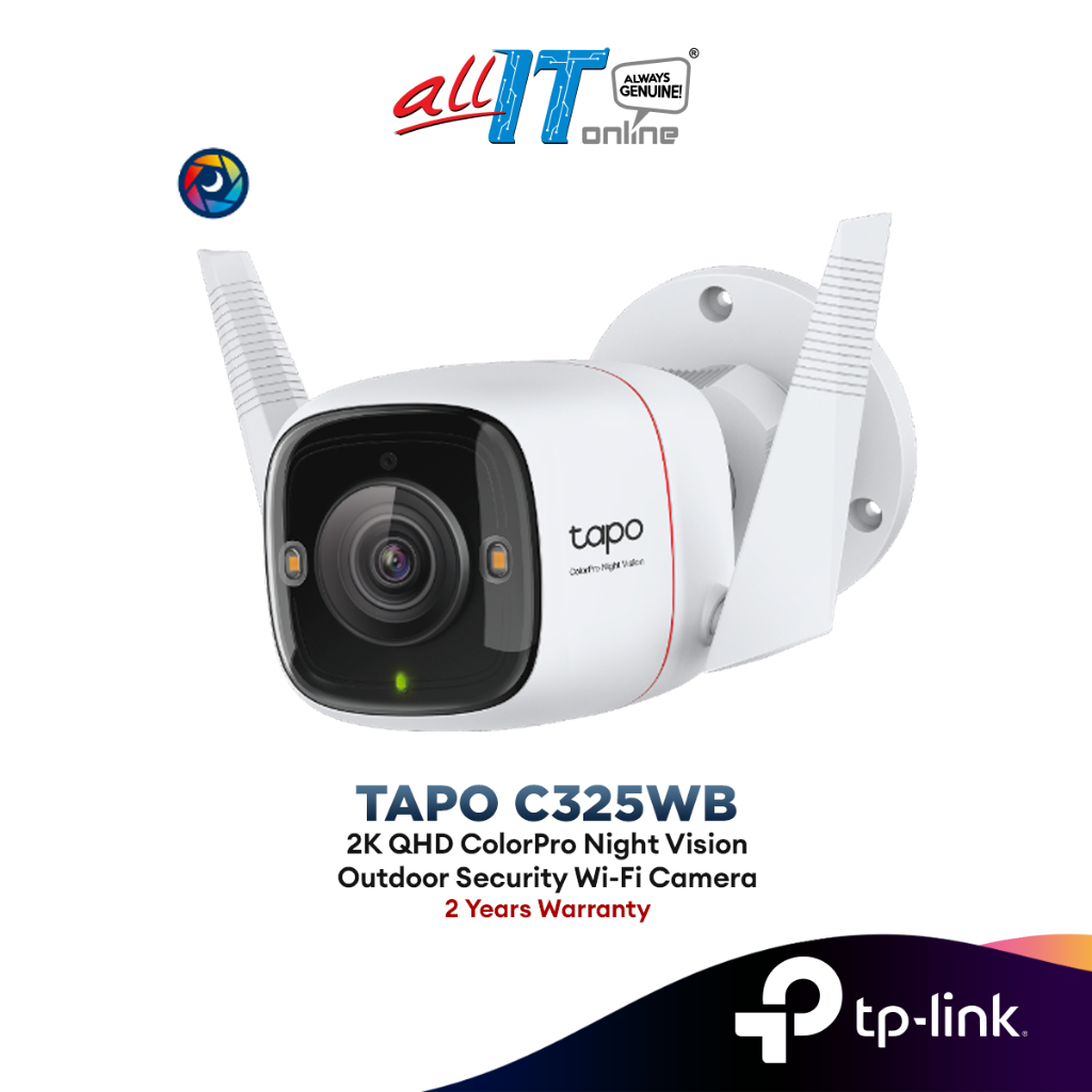 TP-Link Tapo ColorPro C325WB 4MP Wi-Fi Outdoor Camera TAPO