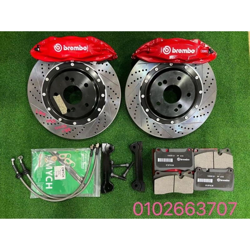TOYOTA ESTIMA ALPHARD HARRIER BREMBO F50 4 POT BRAKE KIT CALIPER (READY