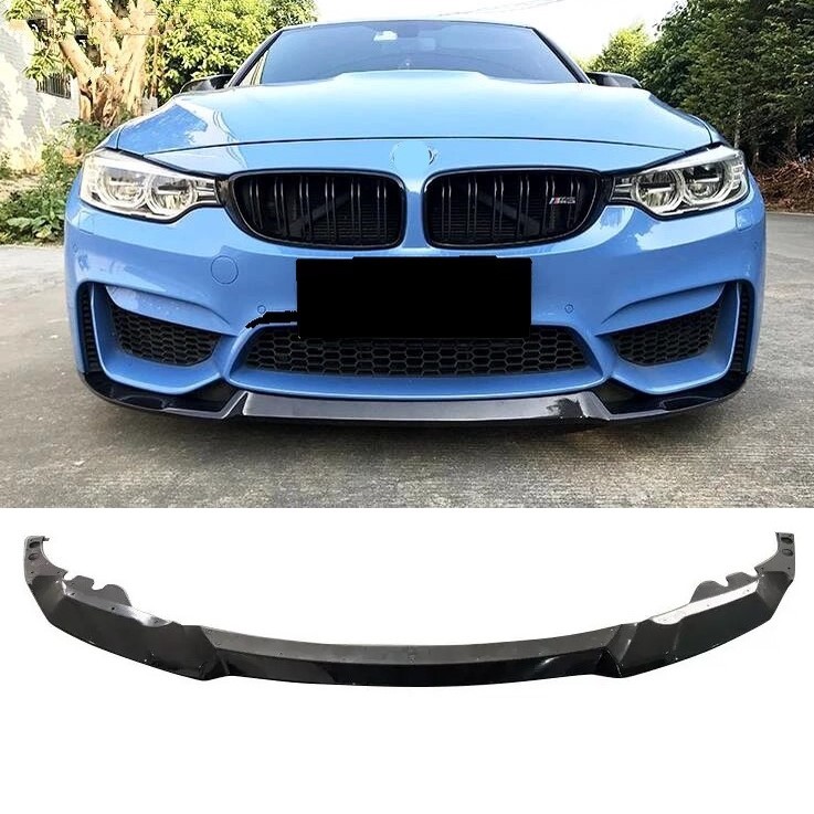 BMW F30 F80 M3 CS Front Lip Diffuser Bodykit ABS Gloss Black 318 320 ...