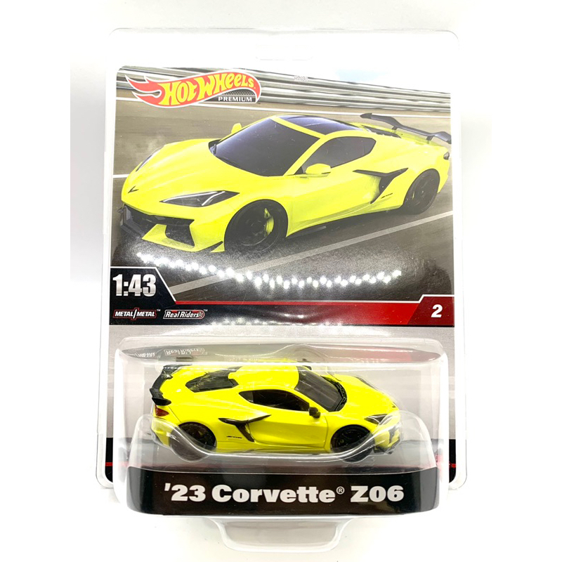 ducstore Xe mô hình HMD48 Hot Wheel 23 Corvette Z06 - Premium 1-43 1