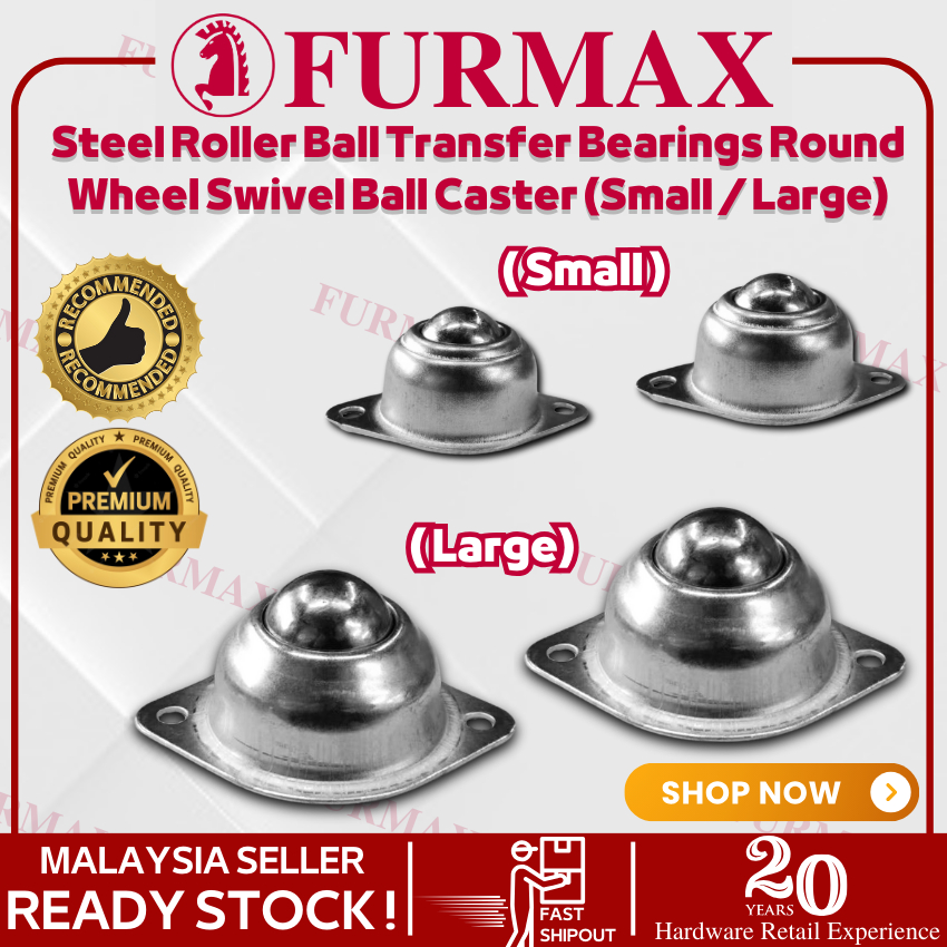 Ball Bearing Bow 20PCS 1'' Roller Ball Transfer Bearing, Flange