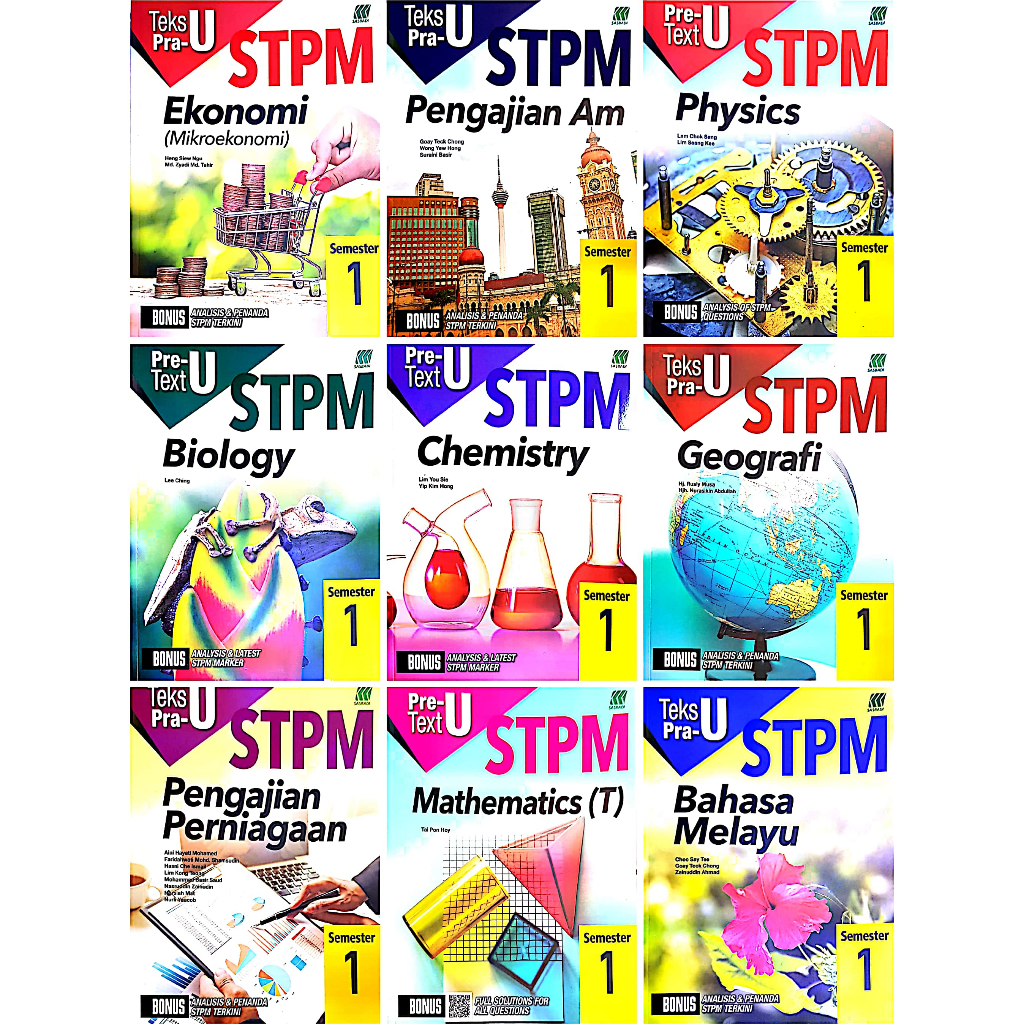 Teks Pra - U . STPM . Semester 1 . Buku Rujukan . Sasbadi . { READY ...