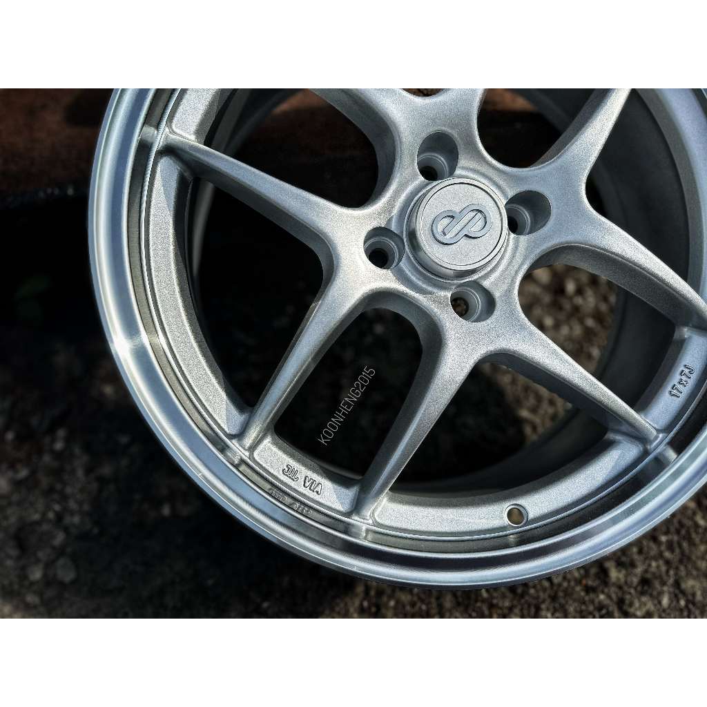New Car Sport Rim ENKEI CPS2 Wheels 17x7J 4x100 ET38 Silver/Lip Polish ...