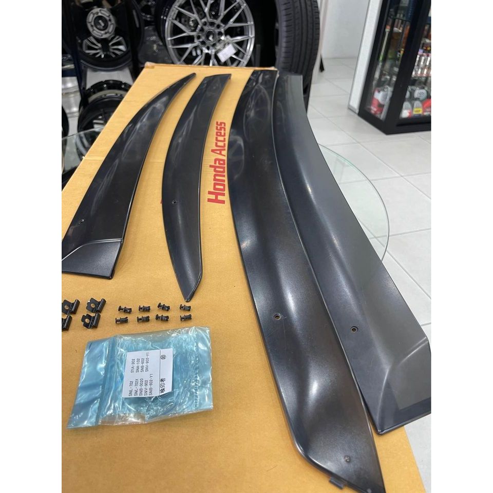 HONDA CIVIC FD2R Door Visor complete set with clip original Honda Acess