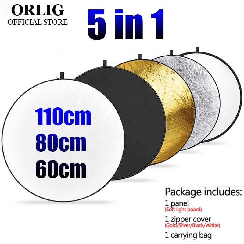 60cm/80cm/110cm Collapsible 5-in-1 Multi-Disc Photo Photography ...