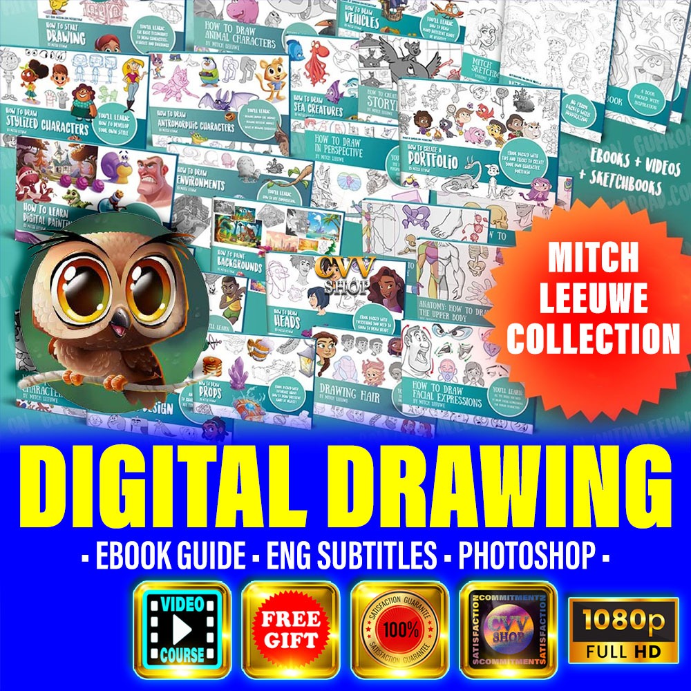 Digital Drawing Art Video Course By Mitch Leeuwe For PC Windows Learn