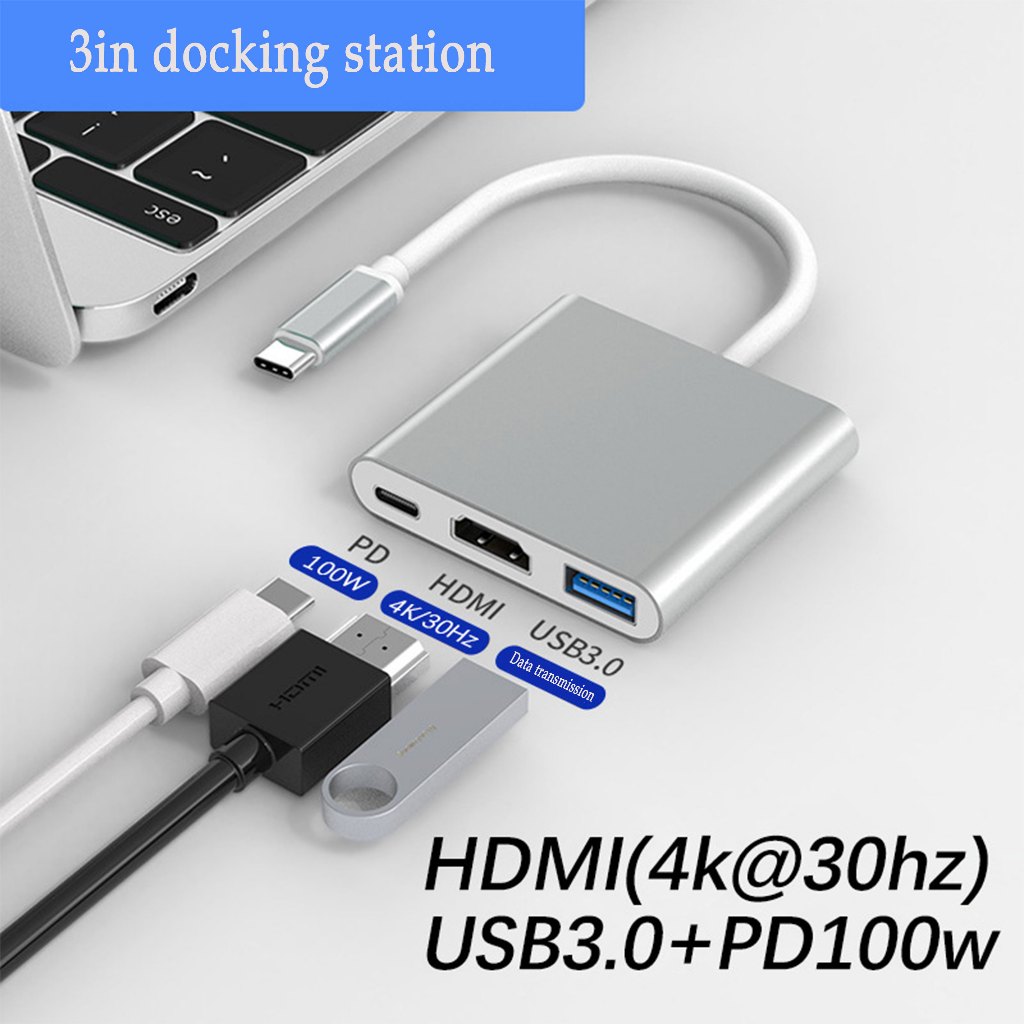 (24hr delivery) 4K HDMI TYPE C TO VGA USB HP TO TV LAPTOP NINTENDO ...