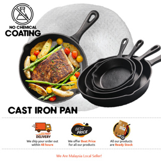 Cast Iron 7.75 Pre Seasoned Fry Pan Skillet Camping Heavy Duty NEW -  KITCHEN & RESTAURANT SUPPLIES