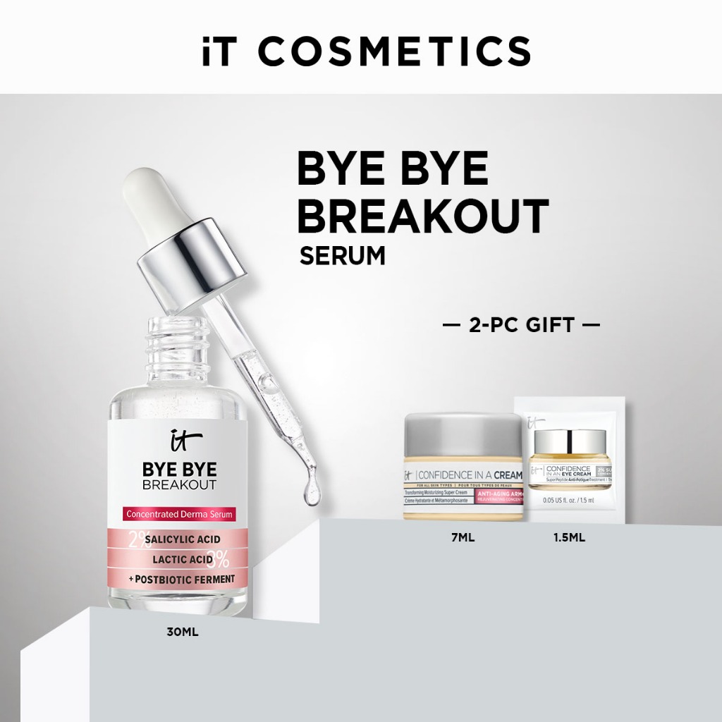 [October Exclusive Set] IT Cosmetics Bye Bye Breakout Serum 30ml