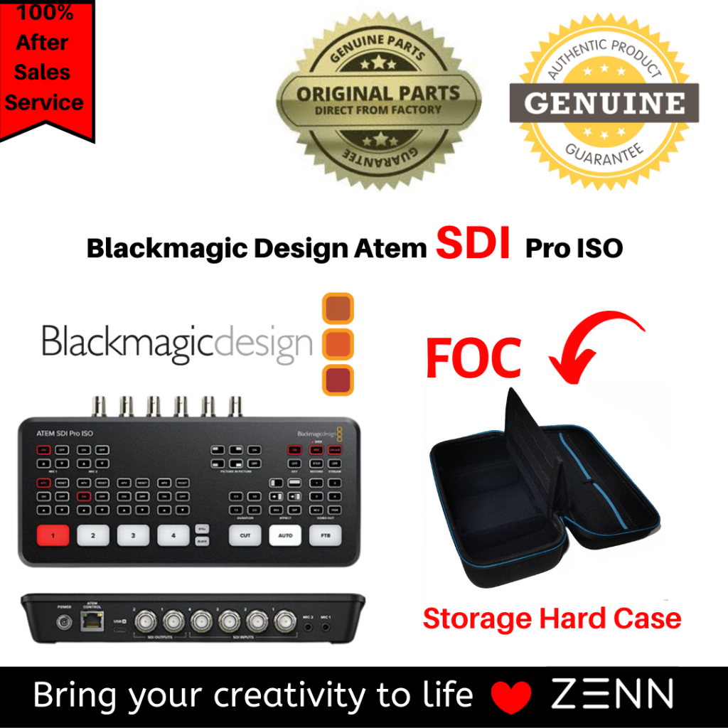 [READY STOCK] Blackmagic Design Atem Mini Pro/ Atem SDI Pro ISO / ATEM ...