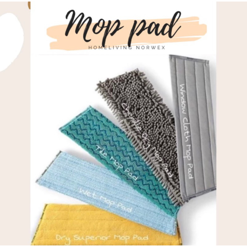 Norwex mop pads and spray mop attachment and probiotic hard surface