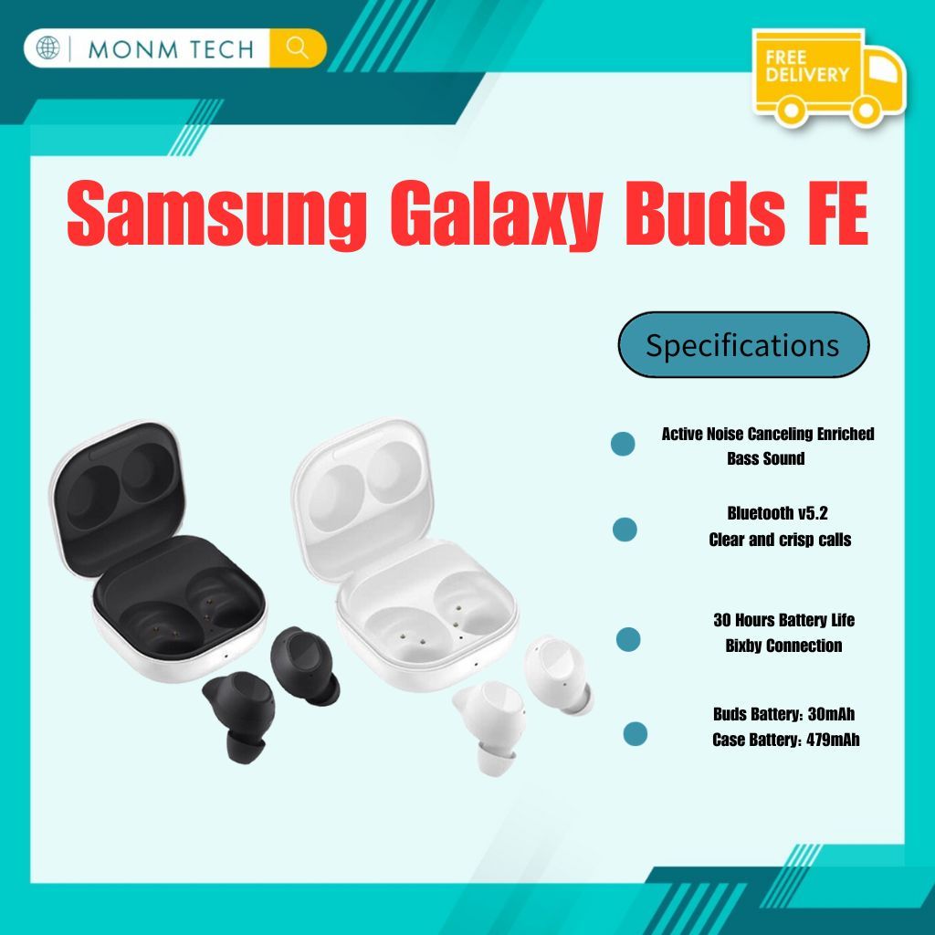 Samsung Galaxy Buds FE (SM-R400) Active Noise Cancellation Wireless Earbuds
