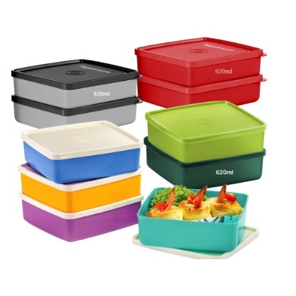 Tupperware Large Square Away 620ml (1) | Shopee Malaysia