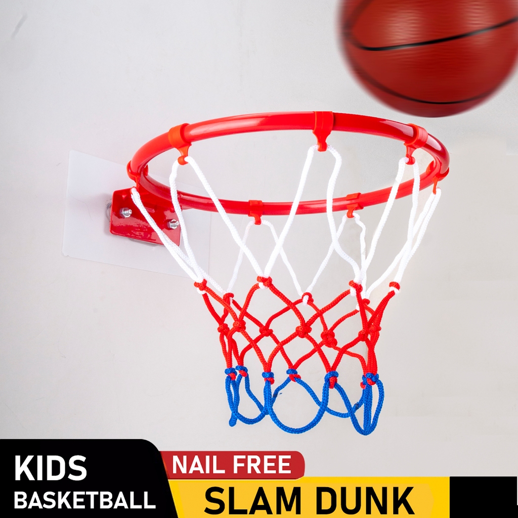 Kids Basketball Hoop | Kids Basketball Ring 25cm | Nail Free stick and ...