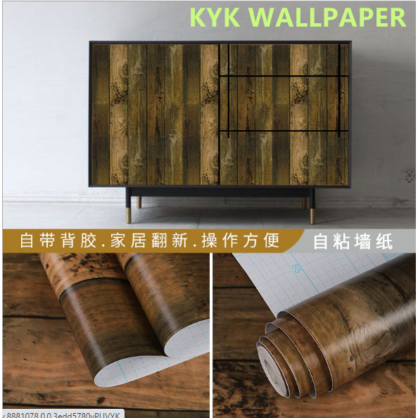 KYK PVC Kabinet papan Wallpaper Cabinet Sticker waterproof almari oil ...