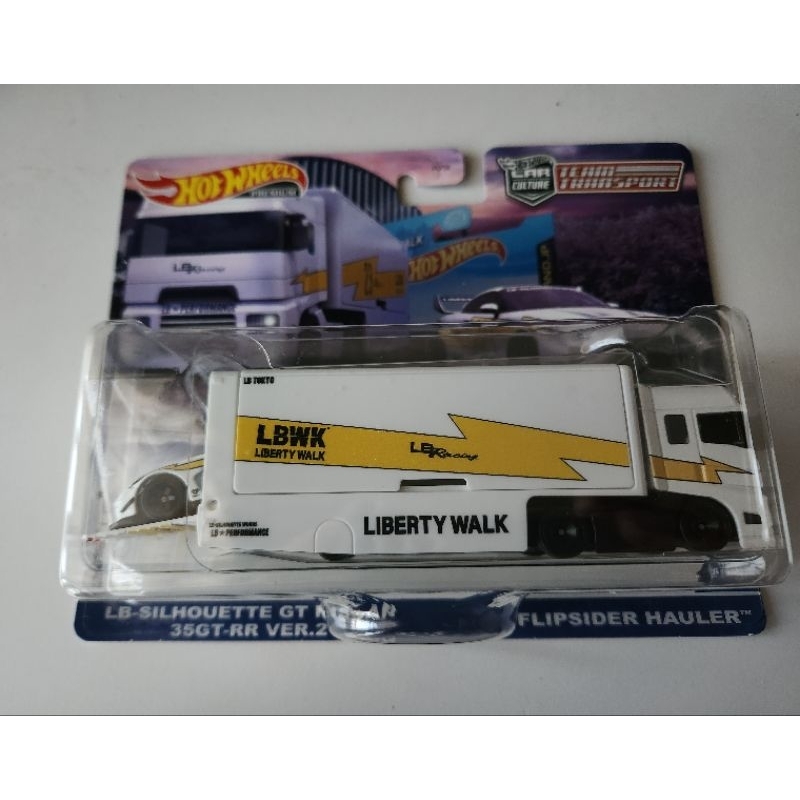 Hotwheels team transport LB Shilhouttle GT Nissan 35 GT RR Ver 2 R35 ...