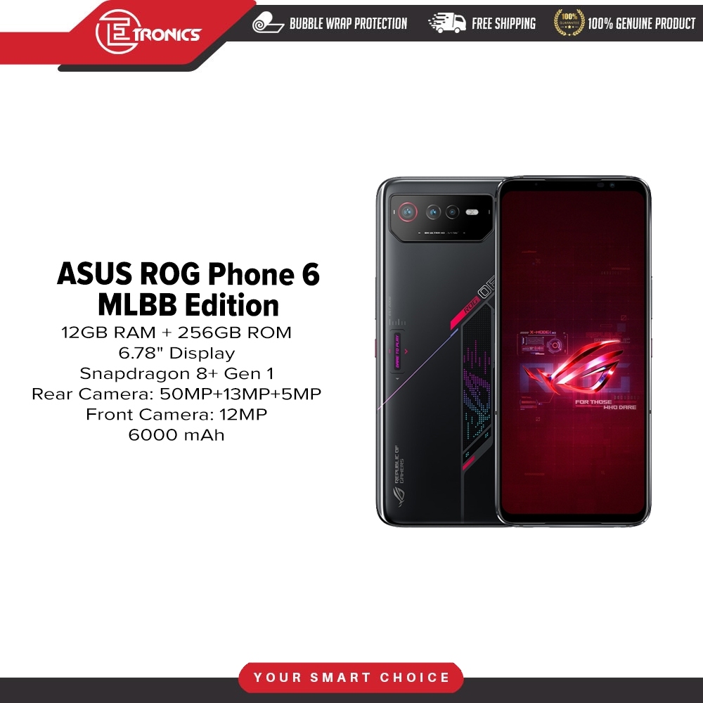 ASUS ROG Phone 6 MLBB Edition [12GB RAM | 256GB ROM] - Original ...