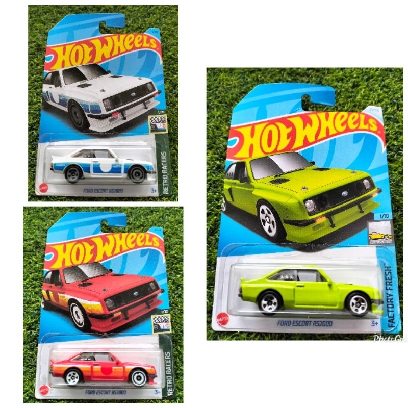 HOT WHEELS 2023-2024 FORD ESCORT RS2000 HW RETRO RACERS ASST | Shopee ...