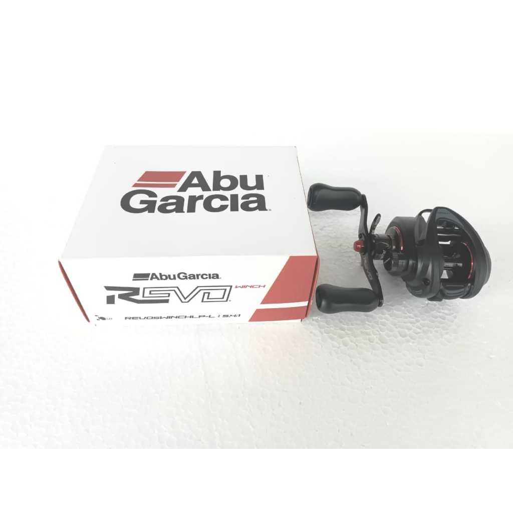 Moulinet Casting Abu Garcia Revo 5 X-Winch Argent/noir - État AB (très Bon) - Occasion Avec Accessoires Et Boîte