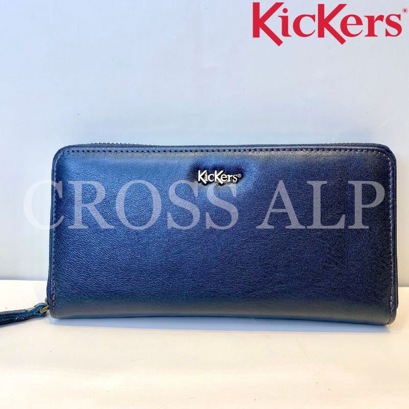 Kickers Long Purse Wallet Clutch Bag Original Genuine Leather Male