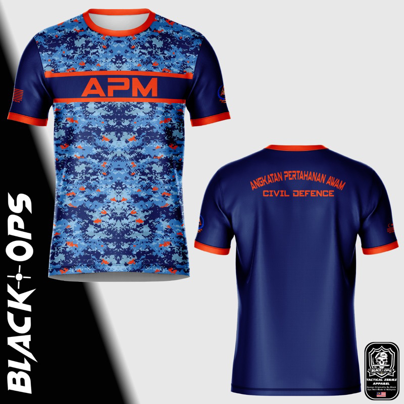 Apm Digital Design Shirt Microfiber Shopee Malaysia