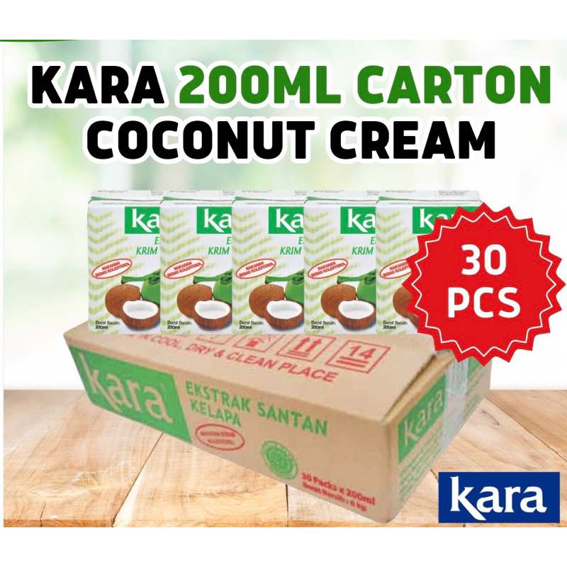 200ml X 30boxes Kara Coconut Cream Extract (1 carton) Shopee Malaysia
