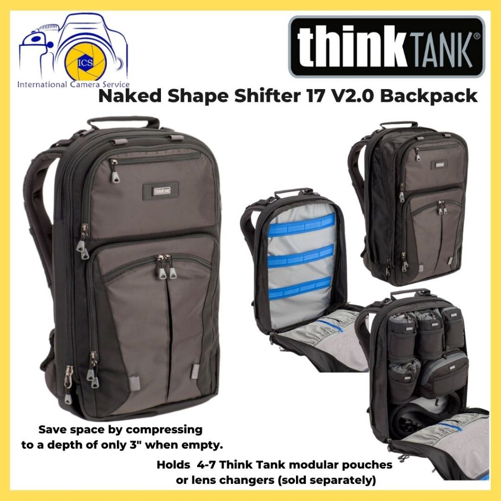 Think Tank Photo Naked Shape Shifter V Camera Laptop Backpack