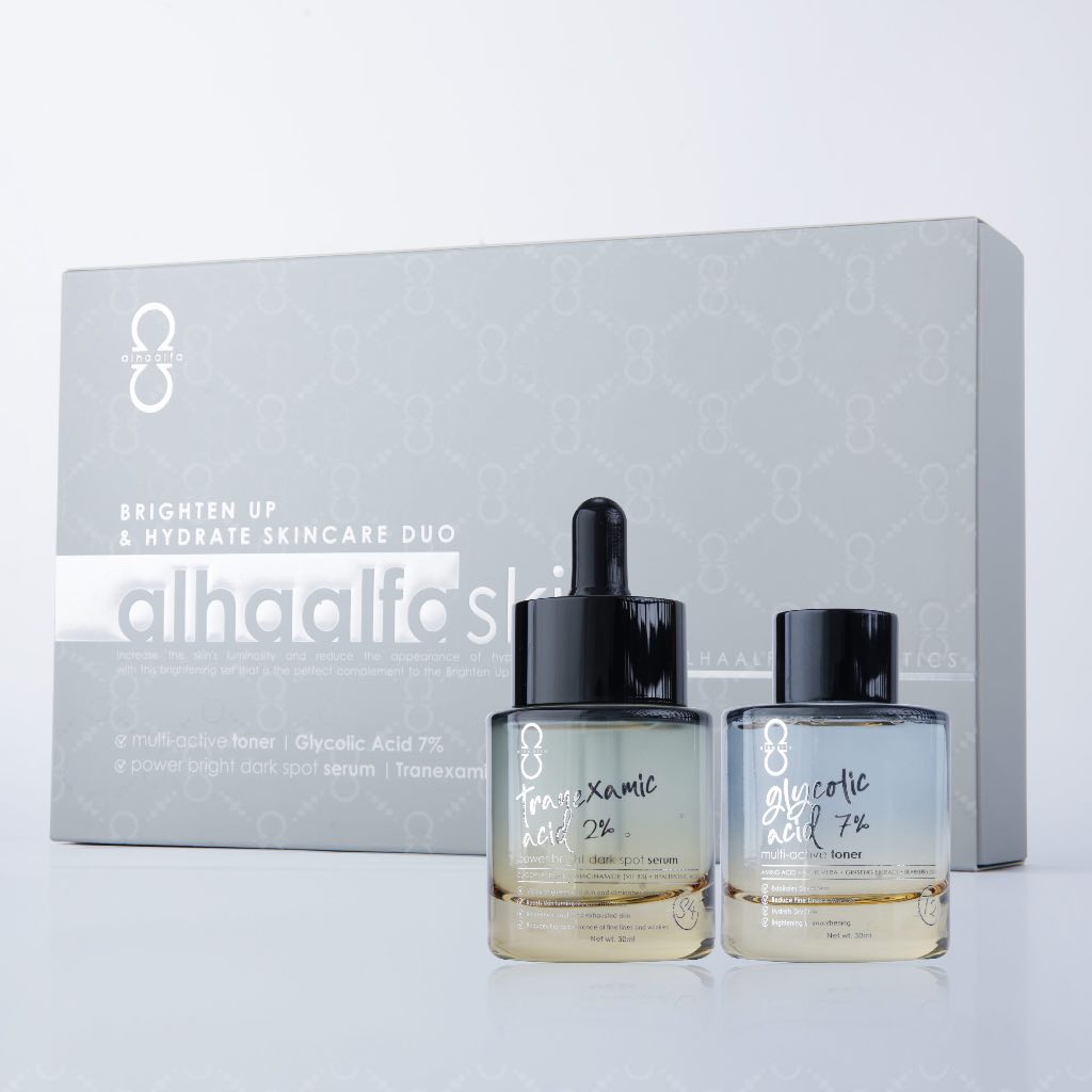Alha Alfa Skincare (Brighten Up & Hydrate Skincare Duo) | Shopee Malaysia