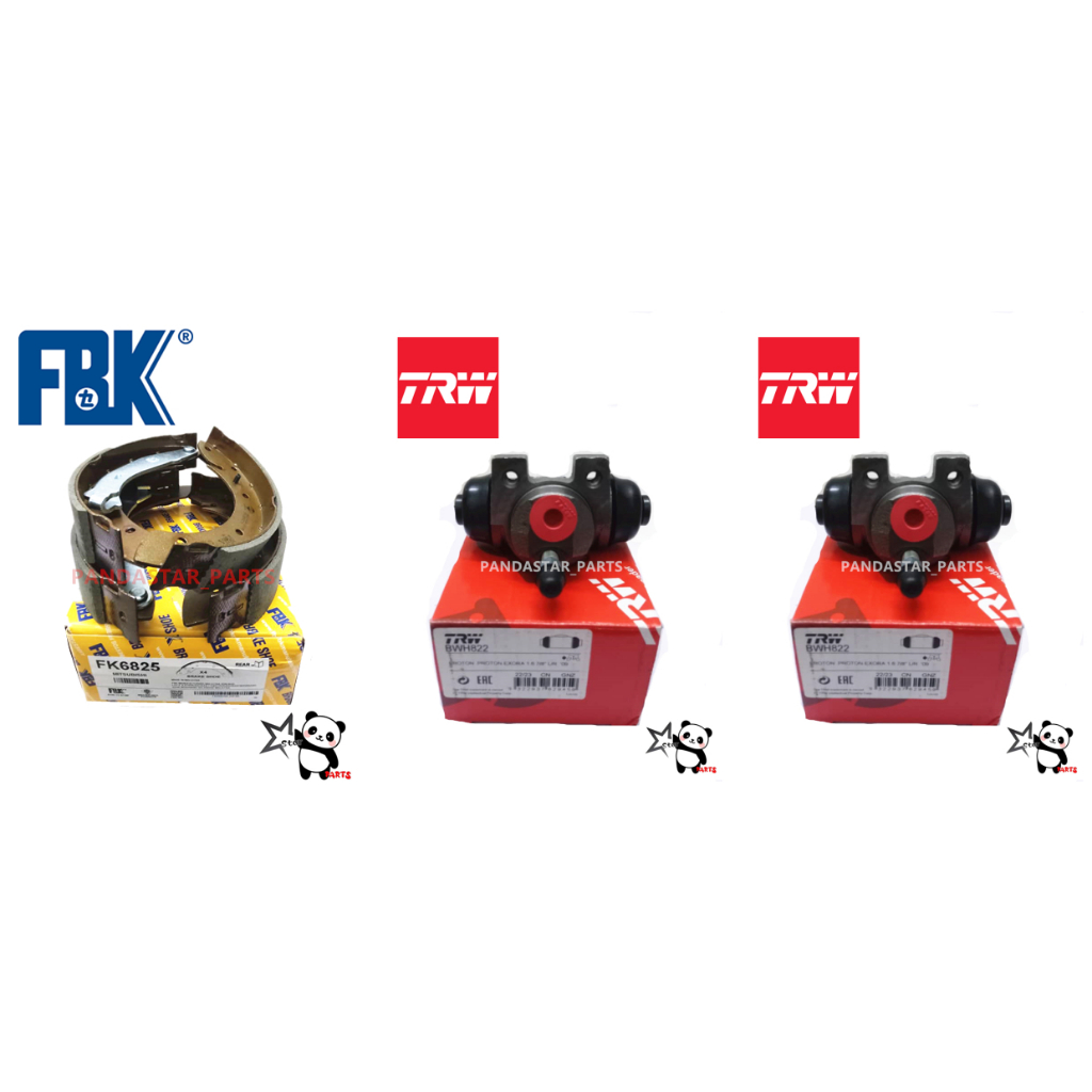 FBK BRAKE SHOE TRW BRAKE PUMP PROTON EXORA EXORA BOLD ARENA | Shopee ...