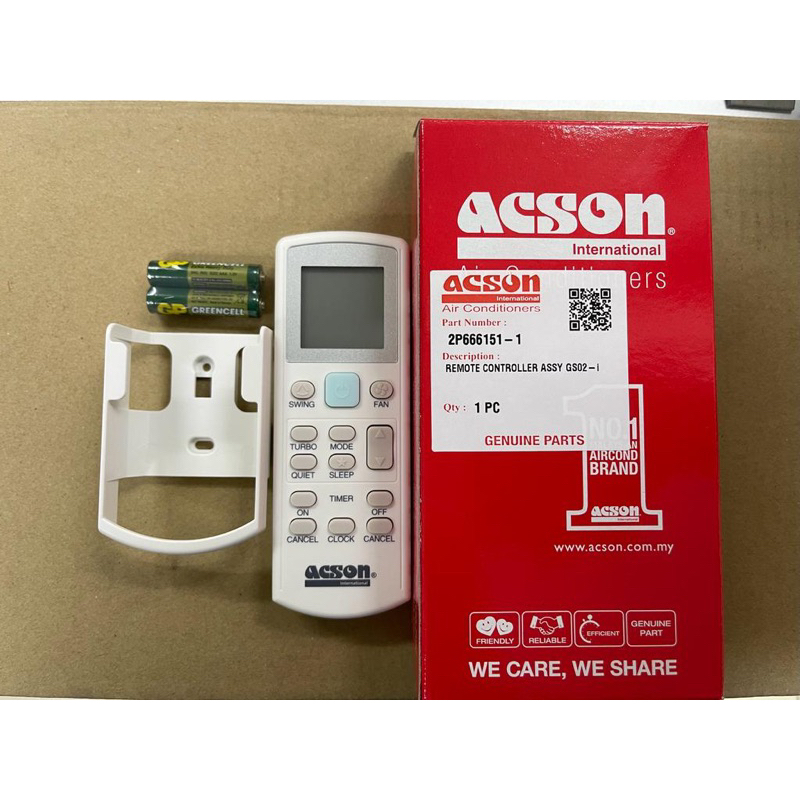 Acson Aircond Remote ControL Original 100% Original Acson Control ...