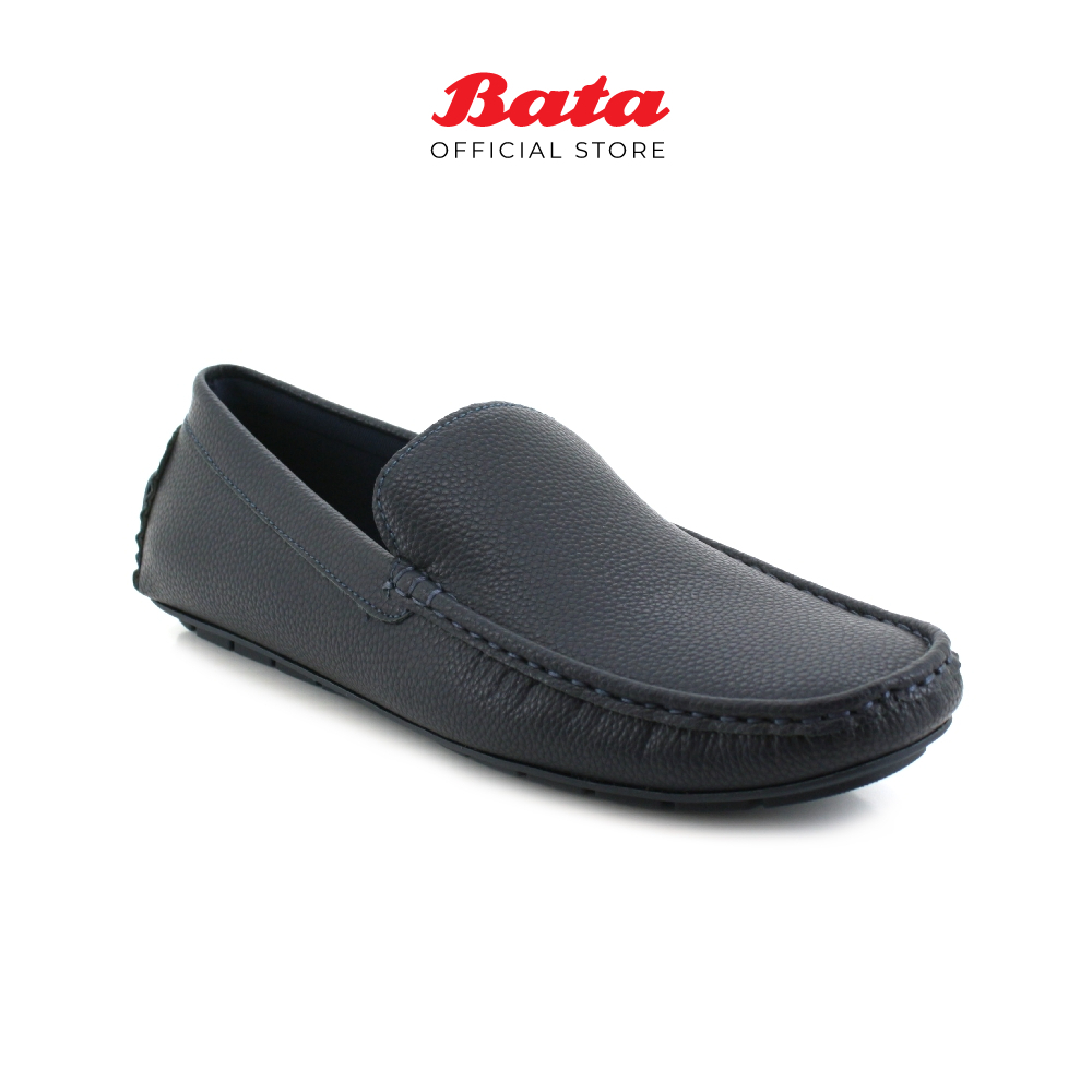 BATA Tolin Men Navy Green Moccasin 8519256 8517256