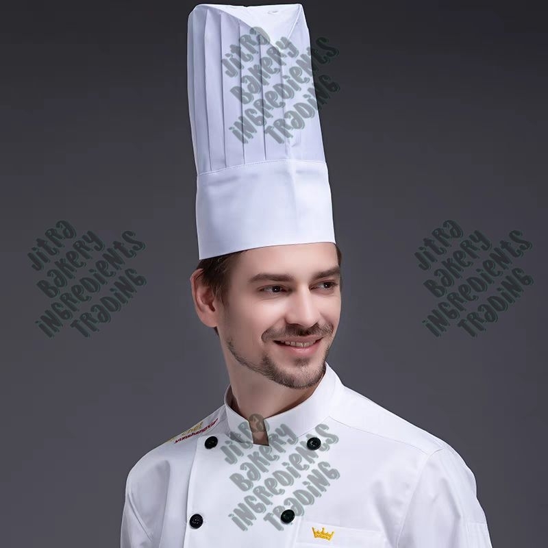 👩‍🍳 [Ready Stock] Topi Chef Disposable Putih 29cm / 11inci [TEBAL ...