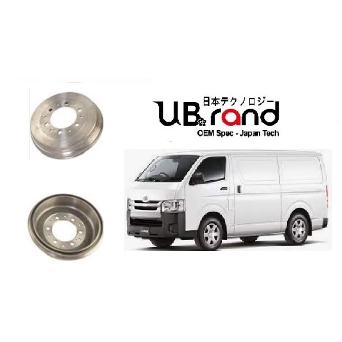 Brake drum toyota hiace KDH200 KDH202 REAR | Shopee Malaysia