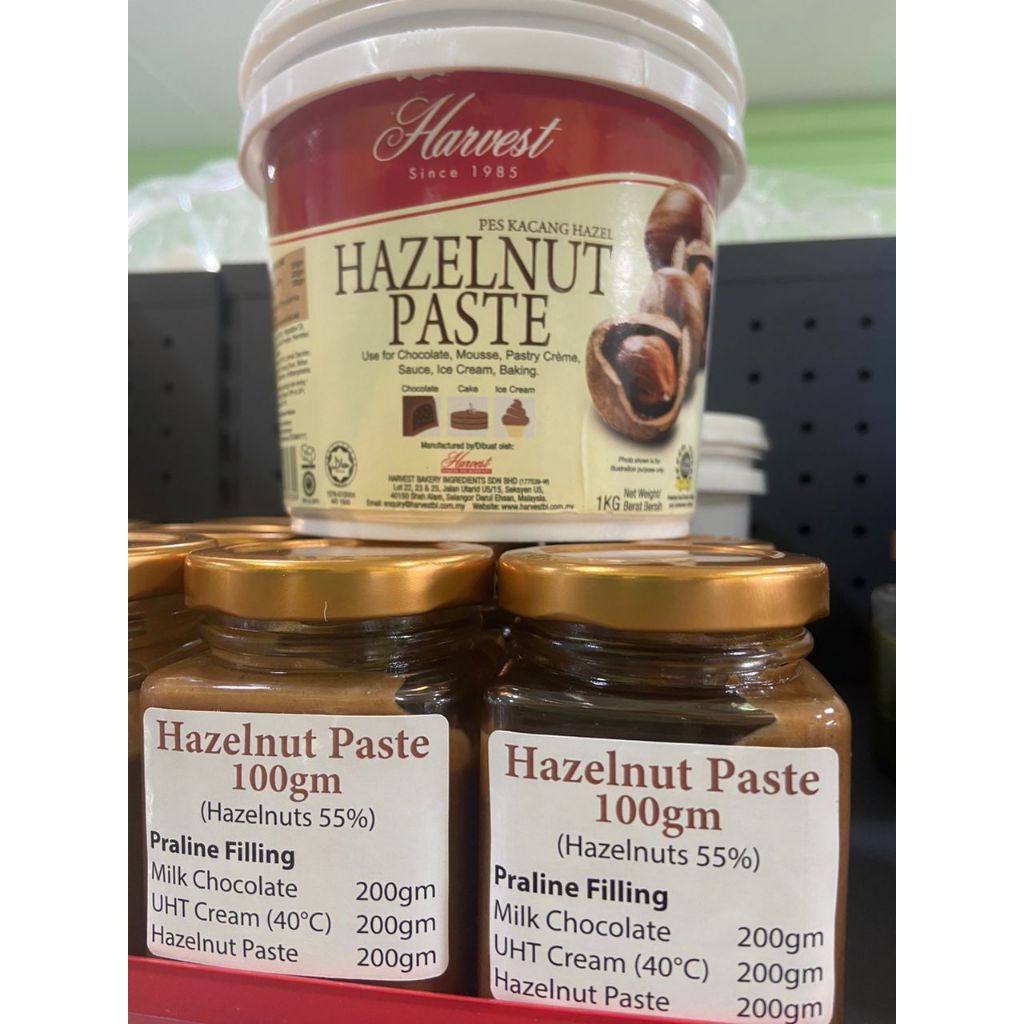 Pistachio Paste 1kg/ Hazelnut paste 1kg / Selai kacang hazel/ Selai ...