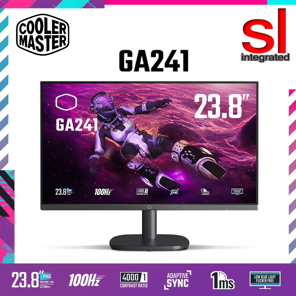 Cooler Master GA241 23.8'' FHD 100HZ 1MS VA Gaming Monitor | Shopee ...