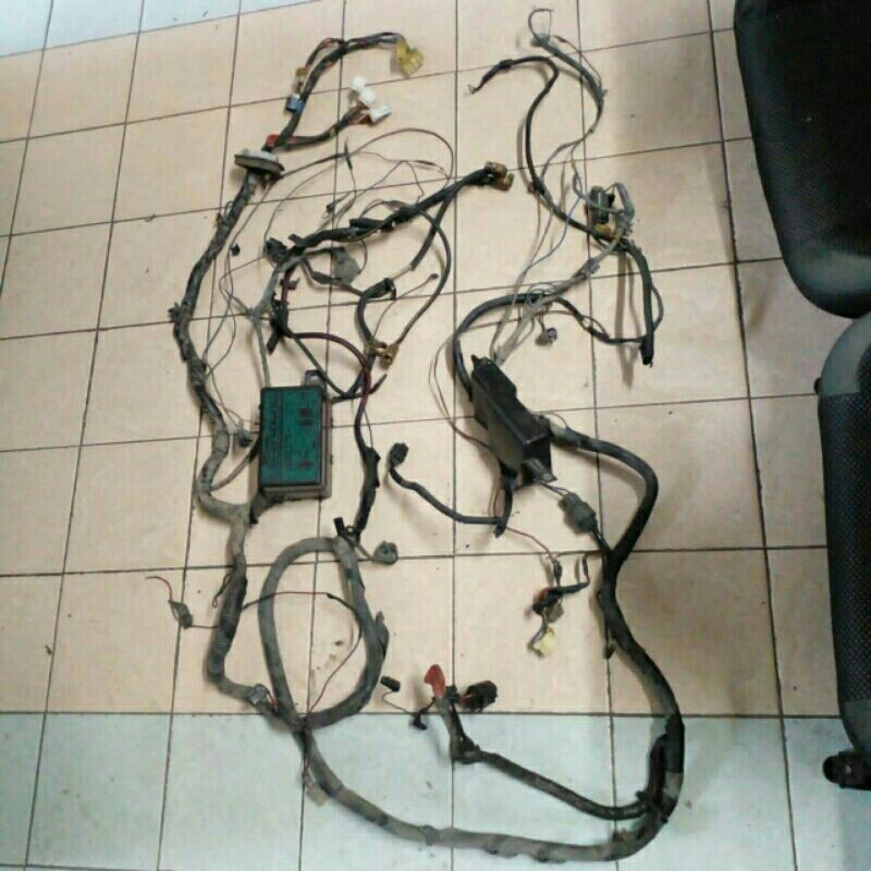 WIRING DEPAN ENGINE BAY PROTON WIRA MMC 1.5 COMPLETE FUSE & RELAY